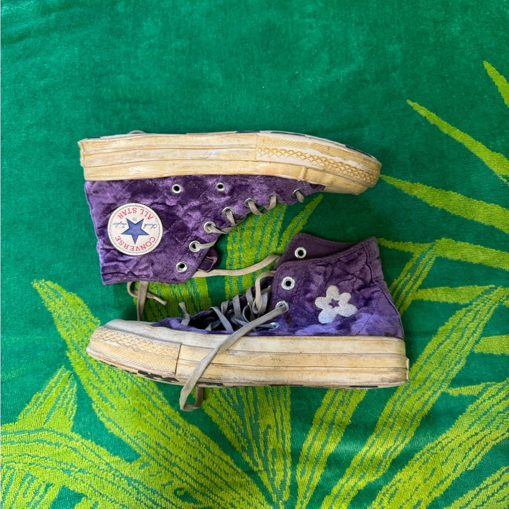 Tyler, The Creator x Converse Collab Purple Velvet